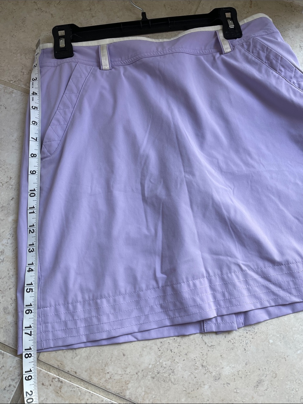 Polo by Ralph Lauren Lilac Golf Skort with White Trim - Picture 8 of 10